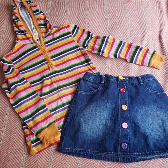 Crazy 8 by Gymboree HUGE 8 pc Mix & Match Girl's Sz XL/4 FUN Polka Dots/Stripes - Picture 5 of 6